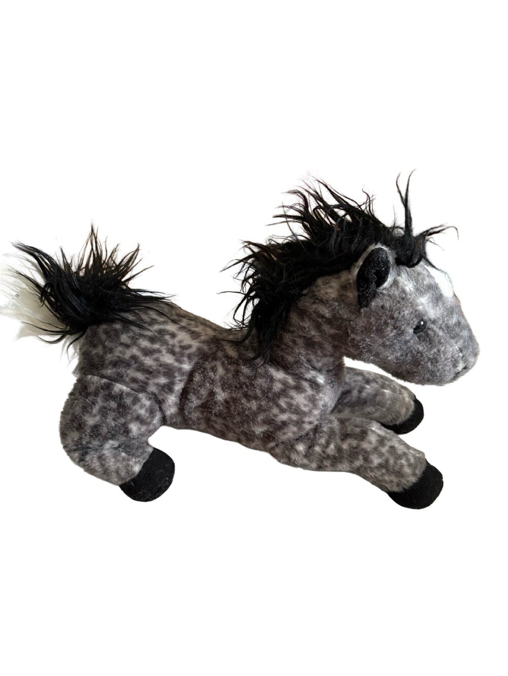 Aurora Gray Dapple Grey Horse Plush Stuffed Animal 14 Inch